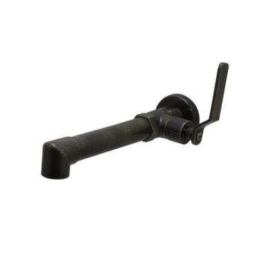 Imagem de Torneira Pia Lavatório Industrial Rustico Parede Ouro Velho - Shophidr