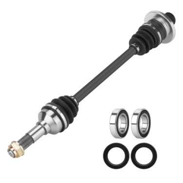 Imagem de Eixo de eixo CV traseiro direito com rolamento de roda para Yamaha Rhino 450 660 2006 2007 2008 2009 5UG-F530U-20-00, 5UG-F530W-02-00, 5UG-F53B0-21-00