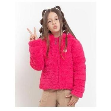 Imagem de Casaco / Jaqueta Infantil Menina Forrada Inverno Capuz K006-Feminino