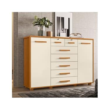 Imagem de Cômoda Palumoveis Fontana com 7 Gavetas e 2 Portas – 160cm de Largura