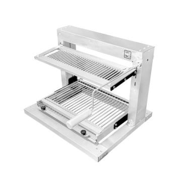 Imagem de Churrasqueira grelha elevatória uruguaia inox 585 - SeveFort