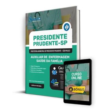 Imagem de Apostila Prefeitura de Presidente Prudente - SP 2024 - Auxiliar de Enf