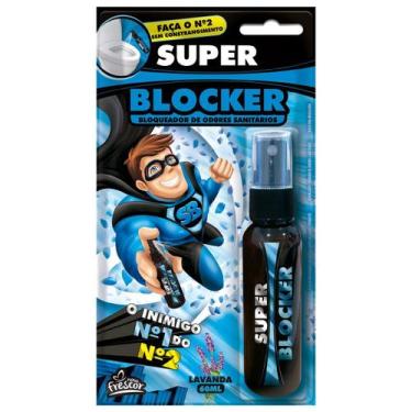 Imagem de Kit 2 Unidades Bloqueador de Odores Sanitários Super Blocker 60ml Spra