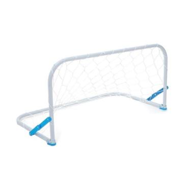 Imagem de Mini Trave Gol Ferro Futebol Rede Em Nylon 97x50cm - M&ampp - M&P