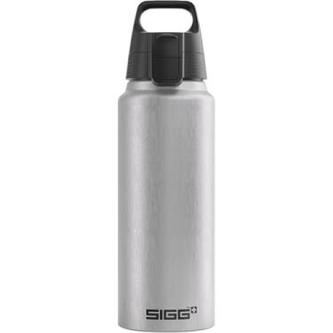 Imagem de SIGG - Garrafa de água de alumínio - WMB Pathfinder Alu - Certificado ClimatePartner - Adequado para bebidas carbonatadas - à prova de vazamento e leve - Livre de BPA - Cinza - 970 ml