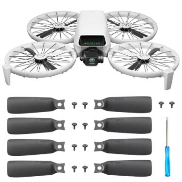 Imagem de FOUNIST 8 PCS Propellers Replacement Blades for DJI Flip, Low-Noise and Quick-Release Wing Blades Quadcopter Spare Props Compatible with DJI Flip Drone Accessories