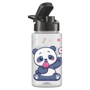 Imagem de Garrafa Infantil 500 Ml Modelos Água Plástico Squeeze Escola - Bandeir