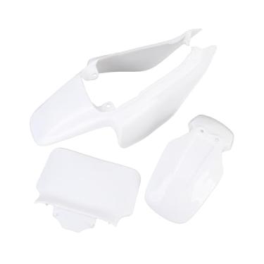 Imagem de Kit de carenagem de para-lama de plástico, carenagem lateral de para-lama branca para Mini Pit Monkey Z50R Baja, kit de capa lateral de para-lama de motocicleta, kit de