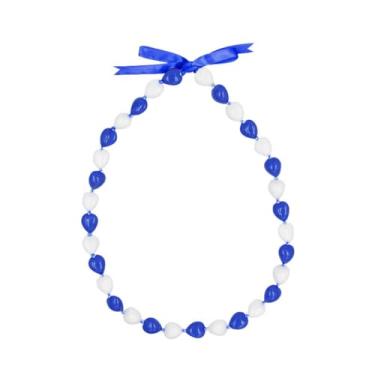 Imagem de QRH Colar de Nozes Kukui Lei de Formatura Class of 2025 Colar Colorido de Nozes Grossas Laço Havaiano Luau Lei Colar para Mulheres e Homens, Madeira, Sem Pedra Preciosa