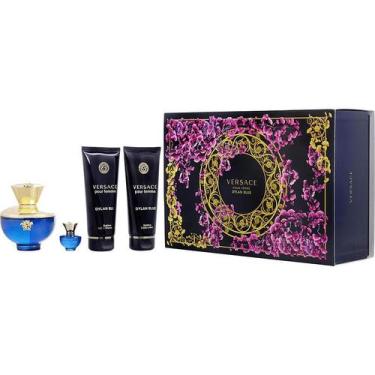 Imagem de Perfume Feminino Gianni Versace Dylan Blue EDP Spray 100 Ml&Loção Corp