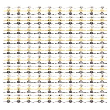 Imagem de 300 Pcs Mini Brads Prata, Fortes Prendedores de Papel de Metal Redondos para Scrapbooking Artesanal, Articulações para Unhas Feitas à Mão Infantil, álbuns de Fotos