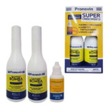 Imagem de Kit Bomba Pronovin 250ml Kpriche Cresce Cabelo Crina de Cavalo - Kpric