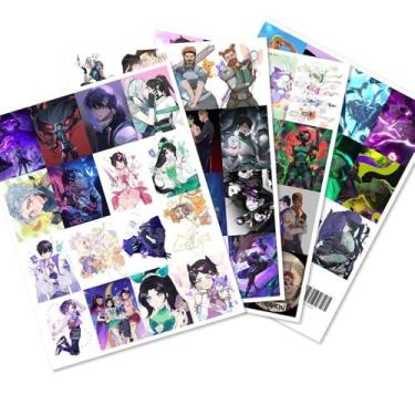 Imagem de Adesivos de vinil Game Valorant para videogame 82 peças à prova d'água removíveis para laptops, garrafas de água, telefones, carros, sem resíduos, reutilizáveis, designs vibrantes de jogos (63 peças)