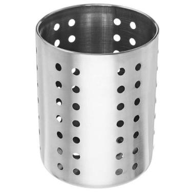 Imagem de Escorredor porta talheres de aço inox 9,5x12,5 - IMPORTADORA CASCAVEL