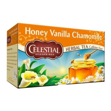Imagem de Chá Honey Vanilla Chamomile Celestial Seasonings 20 Sachês 47g