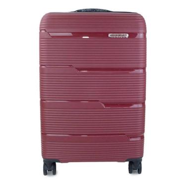 Imagem de Mala De Viagem Bordo Polipropileno Polo King Luxo Rodas 360