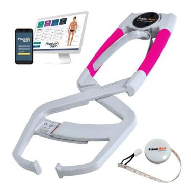 Imagem de Adipômetro Prime Med Clean Rosa 10 Anos De Garantia +
