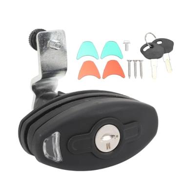 Imagem de Trecina de Caminhão Com Trava Multifuncional de Travamento de Reboque de Ferro Galvanizado, Trava de Porta de Garagem para RV para Armário, Criada de Abdominais, Borracha e Ferro