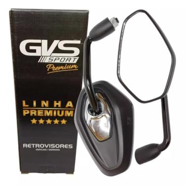 Imagem de Retrovisor GVS Sport modelo Triumph Tiger 1200 rosca padrão Honda Lente Convexa Prata