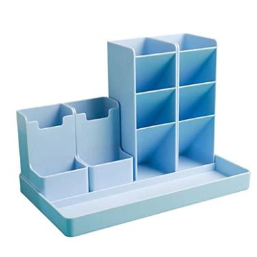 Imagem de Porta-lápis para mesa, artigos de papelaria fofos para escritório em casa, escola (Cor: B, Tamanho: 24,4 cm * 17 cm) (A 24,4 cm * 17 cm) super conveniente (B 24,4 cm * 17 cm) (A 24,4 cm * 17 cm)