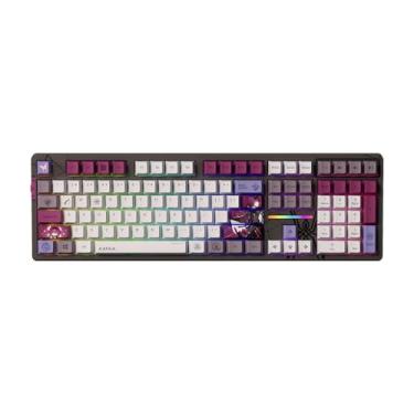 Imagem de HOYOVERSE Honkai: Teclado mecânico com luz de fundo Star Rail Kafka - Interruptor de outono 108 teclas