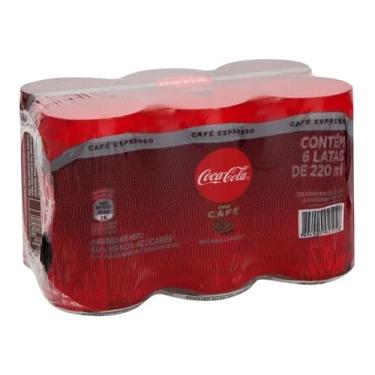 Imagem de Pack de Coca-Cola Café 220ml 6 unidades