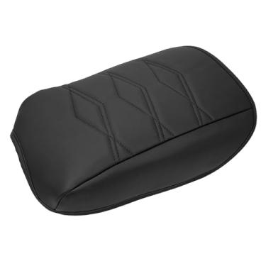 Imagem de TryBox Capa de apoio de braço para console central para Atlas/Cross Sport 2025, protetor de tampa de descanso de braço de couro vegano com padrão de costura