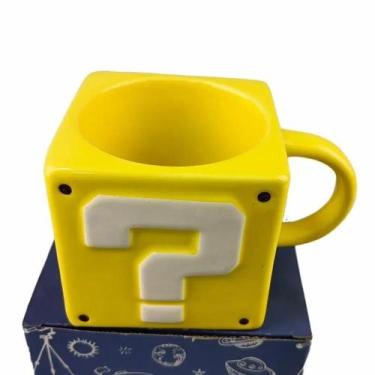 Imagem de Caneca de Cerâmica Super Mario Bros - 360ml de Grande Capacidade, Mári