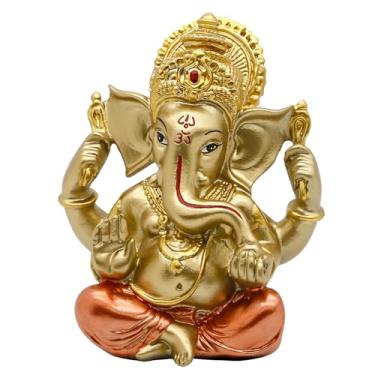 Imagem de Estátua do Deus Hindu Ganesha Idol Deus Indiano Escultura Ganesh Índia Templo Casa Mandir Pooja Item Indiano Casamento Retorno Presente Diwali Presentes Yoga Quarto Decoração Altar