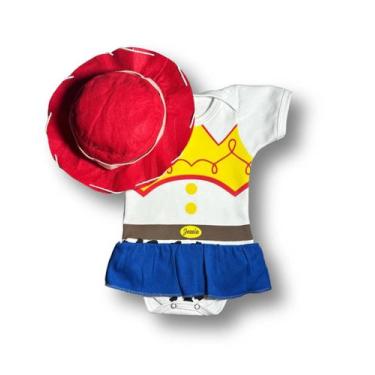 Imagem de Vestido Jessie Com Chapeu Bebê Toy Story Menina Mesverssario - YAS MAN