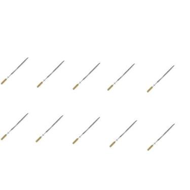 Imagem de Kit 10 espetos lâmina inox giratório Lobo Churrasqueiras, 40