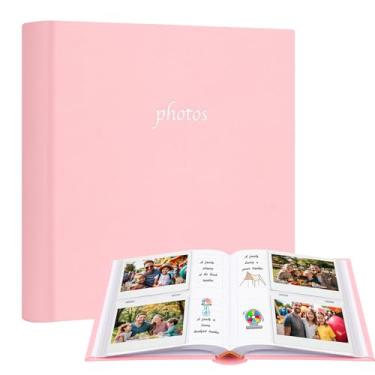 Imagem de Veicevol Álbum De Fotos Para Câmera Fujifilm Instax Wide 300, 120 Compartimentos Com Espaço Escrever Polaroid, Álbuns Extragrandes Polaroid Now Onestep2 Onestep+ Instant Camera (Rosa)