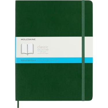 Imagem de Moleskine Caderno clássico, capa macia, GG (19 x 24 cm) pontilhado, verde murto, 192 páginas (8053853600080)