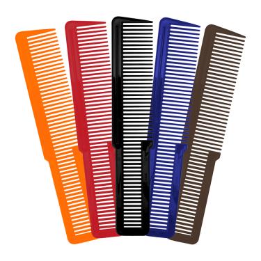 Imagem de Conjunto de 6 Pentes Planos Coloridos Wahl Conjunto de 6 Pentes Planos Coloridos