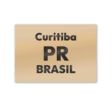 Imagem de Imã de Geladeira Curitiba Paraná MDF 8x5 para Lembrete