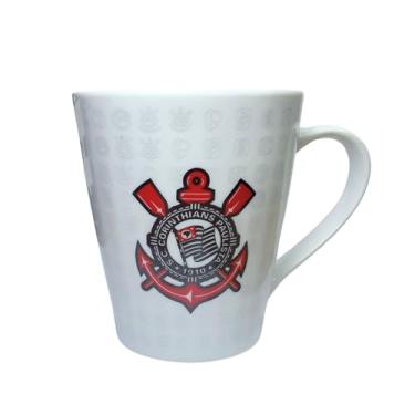 Imagem de Caneca de Porcelana Branca com Emblema do Corinthians, 1910