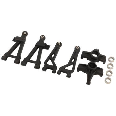 Imagem de GDOOL H16BM RC Car 16200（16230+16210+16220+R168Z）Front Upper & Lower Suspension Arm and Front Steering Block Spare Parts for H16BM H16GT H16DR JC16EP H16R H16E 16208 16209 16210 H16P M161 M164 Trucks