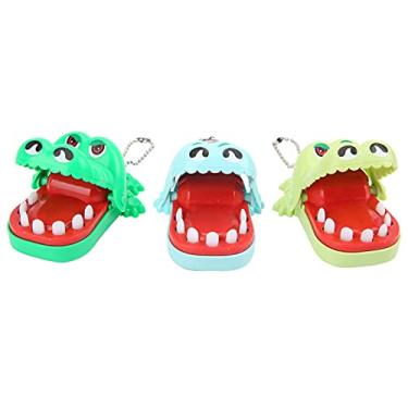 Imagem de KIMISS 3pcs Desenho Animado Animal Morde Os Dentes de Detores de Brinquedos - Jogo de Dentista Divertido para Adultos - Envolvendo o Jogo de Mordida de Dedo chave para Brincar Em Família (Um
