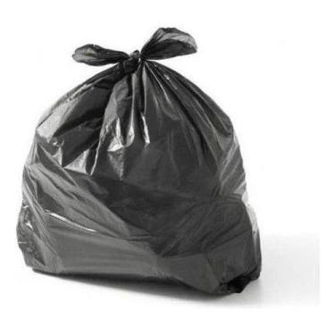 Imagem de Saco De Lixo Reforçado Preto 60 Litros - (50 Unidades) - HIGIPACK