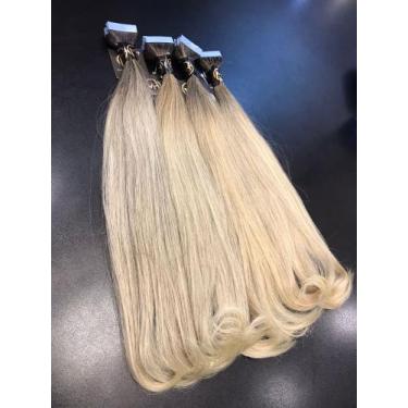 Imagem de Kit fita adesiva Cabelo brasileiro descoloridos 50cm 50g 20 fitas - Ki