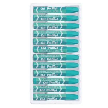 Imagem de PATIKIL Pastéis a óleo verde azul, 36 peças de giz de cera de óleo macio, pastéis vibrantes e cremosos, materiais de arte em bastão para pintura de arte, desenho, mistura de graffiti para artistas