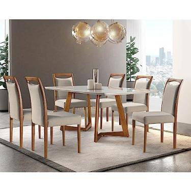 Imagem de Conjunto para Sala de jantar Munique em Madeira Maciça 6 cadeiras Mobillare