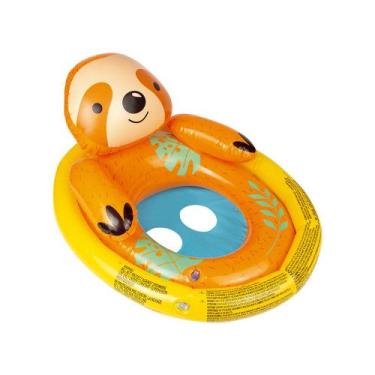 Imagem de Boia Inflável Oval com Fralda Bichinhos Preguiça - Mor