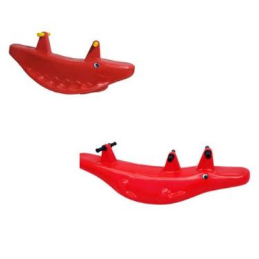 Imagem de Gangorra Jacaré e Crocodilo para 2 Crianças  Ideal para Creches e Play