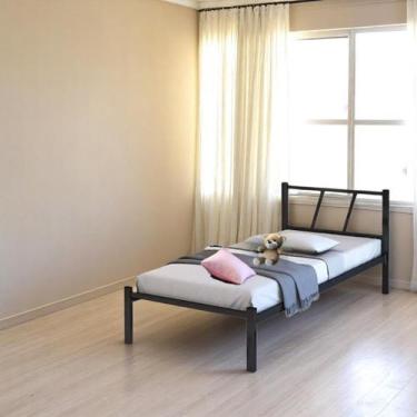 Imagem de CAMA DE SOLTEIRO ESPECIAL AÇO FERRO ESTILO INDUSTRIAL CS04 Informar co