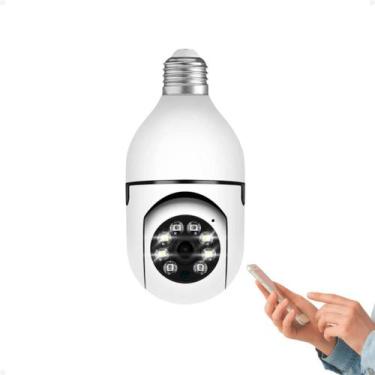 Imagem de Camera Ip Inteligente Lampada Panoramica Yoosee Wifi Espiã - kapbom, B