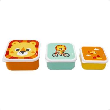 Imagem de Kit 3 Potinhos Buba Zoo Leão