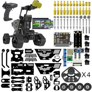 Imagem de Smart Robot Kit, Robot Building Car kit for Raspberry Pi Python Coding, STEM Programming Robotic Arm Kit with Camera (Not Included Raspberry Pi Board)