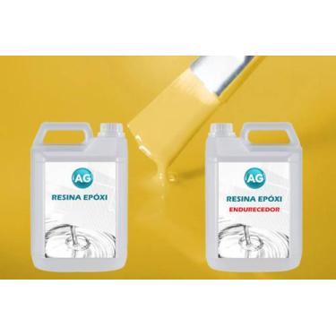 Imagem de Resina Epóxi 1KG + Cor sólida Amarelo Sinaleiro - RAL1003 AG - Resinas