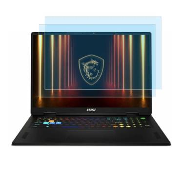 Imagem de Pacote com 2 protetores de tela para laptop MSI Gaming 18 polegadas MSI Stealth 18/Stealth A18 AI, Titan 18HX AI, Raider A18H/Raider 18HX AI, Vector A18 HX/Crosshair 18 HX AI 45.7 cm filtro anti-luz
